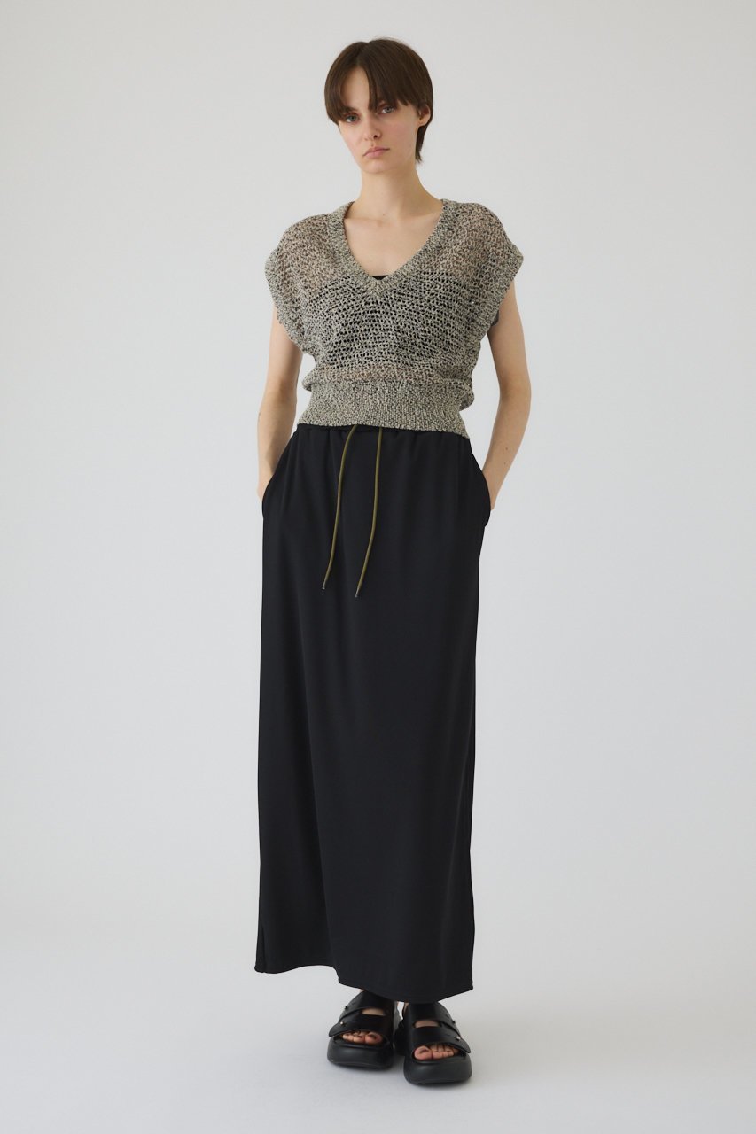 【リムアーク/RIM.ARK】のSummer knit v neck tops/ニット 人気、トレンドファッション・服の通販 founy(ファニー) 　ファッション　Fashion　レディースファッション　WOMEN　トップス・カットソー　Tops/Tshirt　ニット　Knit Tops　プルオーバー　Pullover　おすすめ　Recommend　コンパクト　Compact　ベスト　Vest　夏　Summer　透かし　Watermark　other-3|ID: prp329100004454780 ipo3291000000031251806