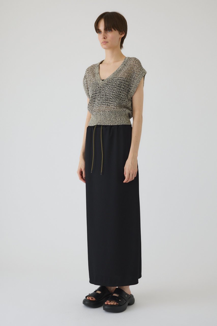 【リムアーク/RIM.ARK】のSummer knit v neck tops/ニット 人気、トレンドファッション・服の通販 founy(ファニー) 　ファッション　Fashion　レディースファッション　WOMEN　トップス・カットソー　Tops/Tshirt　ニット　Knit Tops　プルオーバー　Pullover　おすすめ　Recommend　コンパクト　Compact　ベスト　Vest　夏　Summer　透かし　Watermark　other-4|ID: prp329100004454780 ipo3291000000031251808