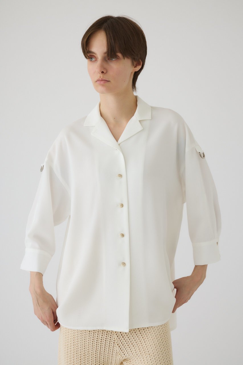 【リムアーク/RIM.ARK】のRoll-up SH/シャツ 人気、トレンドファッション・服の通販 founy(ファニー) 　ファッション　Fashion　レディースファッション　Fashion for Women　トップス・カットソー　Cut & Sew Tops　シャツ・ブラウス・オフィスカジュアル　Elegant Blouses & Button-Ups　スタンダード　Standard, Basic　スリーブ　Sleeve, Long Sleeve / Short Sleeve　バランス　Balance, Style Balance　ロング　Long, Long-Length　ロールアップ　Roll-Up, Cuffed Hem　夏　Summer　 other-1|ID: prp329100004454783 ipo3291000000032884191