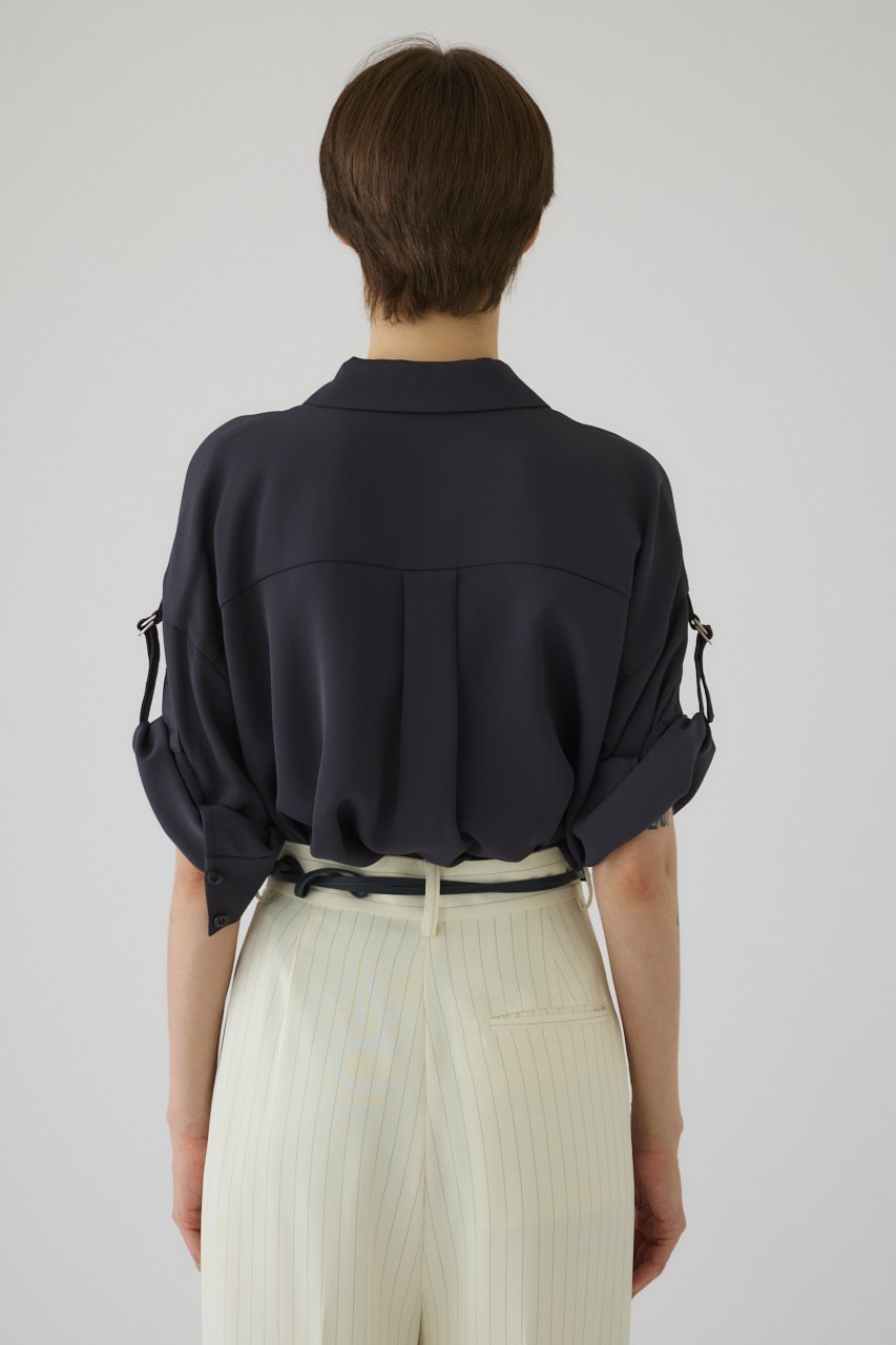 【リムアーク/RIM.ARK】のRoll-up SH/シャツ 人気、トレンドファッション・服の通販 founy(ファニー) 　ファッション　Fashion　レディースファッション　Fashion for Women　トップス・カットソー　Cut & Sew Tops　シャツ・ブラウス・オフィスカジュアル　Elegant Blouses & Button-Ups　スタンダード　Standard, Basic　スリーブ　Sleeve, Long Sleeve / Short Sleeve　バランス　Balance, Style Balance　ロング　Long, Long-Length　ロールアップ　Roll-Up, Cuffed Hem　夏　Summer　other-4|ID: prp329100004454783 ipo3291000000032884223