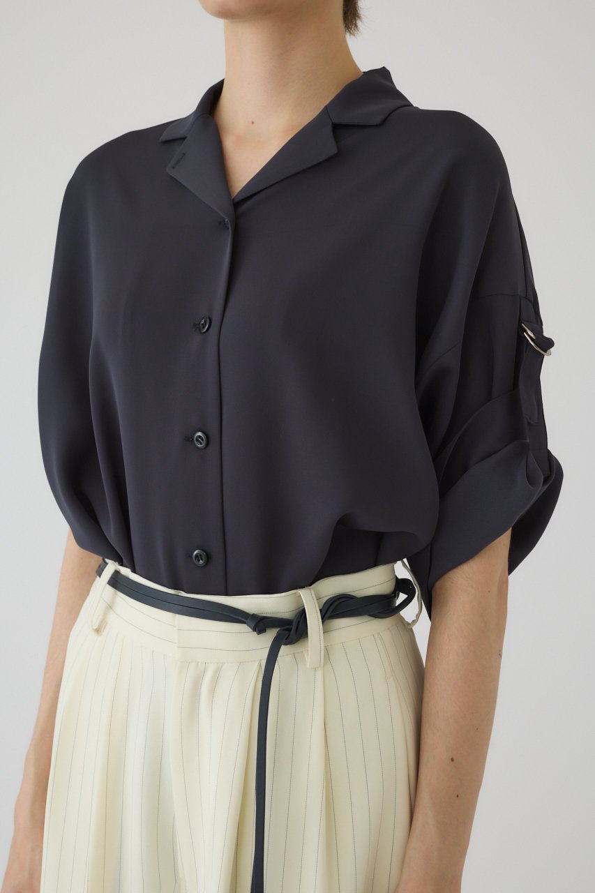 【リムアーク/RIM.ARK】のRoll-up SH/シャツ 人気、トレンドファッション・服の通販 founy(ファニー) 　ファッション　Fashion　レディースファッション　Fashion for Women　トップス・カットソー　Cut & Sew Tops　シャツ・ブラウス・オフィスカジュアル　Elegant Blouses & Button-Ups　スタンダード　Standard, Basic　スリーブ　Sleeve, Long Sleeve / Short Sleeve　バランス　Balance, Style Balance　ロング　Long, Long-Length　ロールアップ　Roll-Up, Cuffed Hem　夏　Summer　other-7|ID: prp329100004454783 ipo3291000000032884236