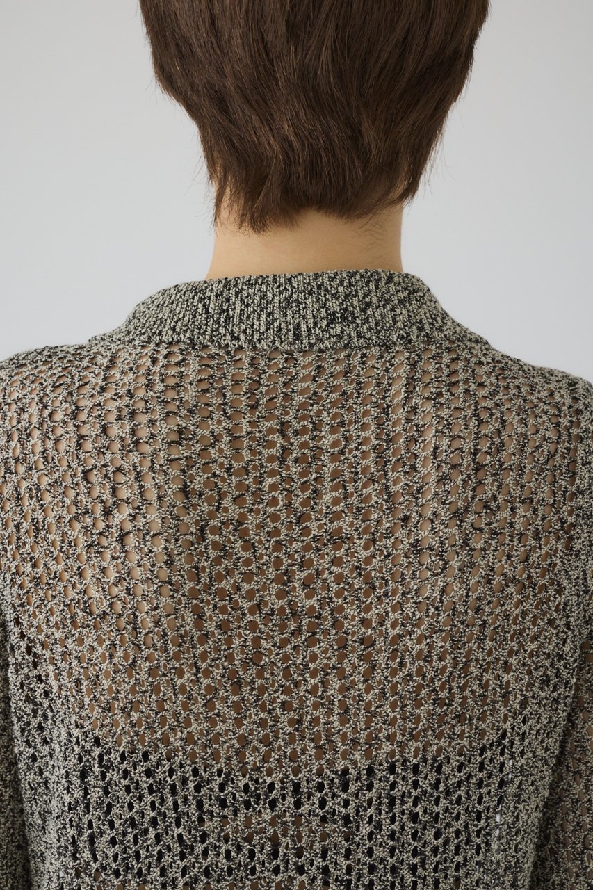 【リムアーク/RIM.ARK】のSummer knit long CD/カーディガン 人気、トレンドファッション・服の通販 founy(ファニー) 　ファッション　Fashion　レディースファッション　Fashion for Women　トップス・カットソー　Cut & Sew Tops　ニット　Knit Tops & Sweaters　カーディガン・羽織り　Layered Style Cardigans　おすすめ　Recommended / Our Picks　カーディガン　Cardigan, Knitwear　セットアップ　Set-Up, Coordinated Outfit　ブラウジング　Blouson Silhouette, Cinched Waist　ロング　Long, Long-Length　夏　Summer　透かし　Cut-Out, Lacework　other-7|ID: prp329100004454785 ipo3291000000032961226