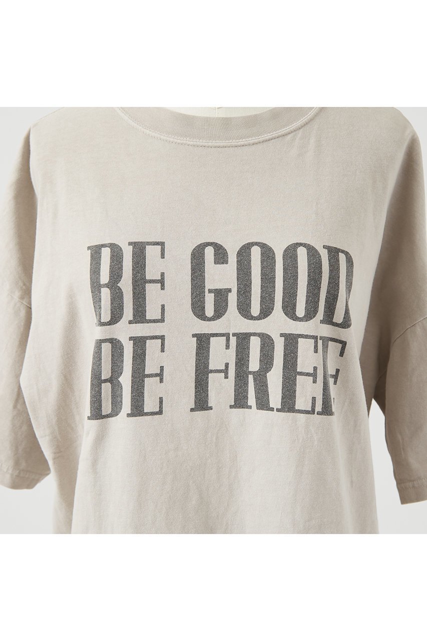 【デザイン ワークス/DESIGN WORKS】の【別注】REMI ELIEF ロゴTシャツ BE GOOD BE FREE 人気、トレンドファッション・服の通販 founy(ファニー) 　ファッション　Fashion　レディースファッション　WOMEN　トップス・カットソー　Tops/Tshirt　シャツ/ブラウス　Shirts/Blouses　ロング / Tシャツ　T-Shirts　カットソー　Cut and Sewn　アメリカン　American　ショート　Short　スリーブ　Sleeve　トレンド　Trend　プリント　Print　ベーシック　Basic　リラックス　Relax　レギュラー　Regular　別注　Special Order　other-5|ID: prp329100004454786 ipo3291000000031324237