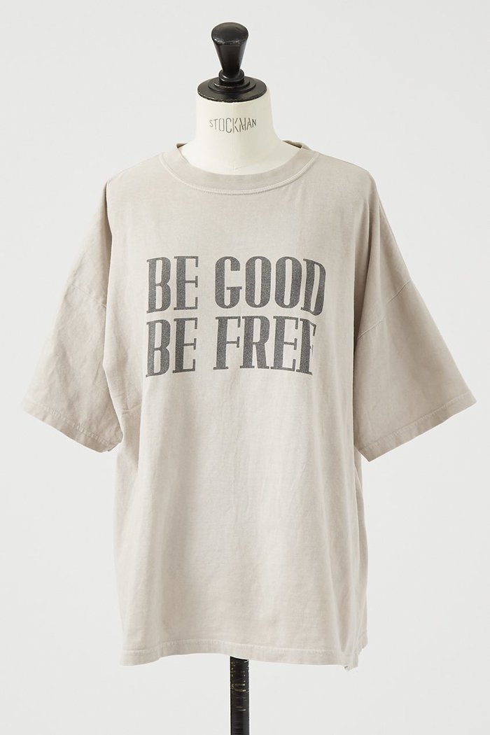【デザイン ワークス/DESIGN WORKS】の【別注】REMI ELIEF ロゴTシャツ BE GOOD BE FREE インテリア・キッズ・メンズ・レディースファッション・服の通販 founy(ファニー) https://founy.com/ ファッション Fashion レディースファッション Fashion for Women トップス・カットソー Cut & Sew Tops シャツ・ブラウス・オフィスカジュアル Elegant Blouses & Button-Ups ロングTシャツ・Tシャツ Longline T-Shirts & Tees カットソー・ベーシックTシャツ Cut-and-Sewn Tops / Stretch Tees & Basics アメリカン American Style ショート Short, Short Length スリーブ Sleeve, Long Sleeve / Short Sleeve トレンド Trend, Trending Now プリント Print, Printed Pattern ベーシック Basic, Essential リラックス Relax, Relaxed Fit レギュラー Regular, Standard Fit 別注 Limited Edition, Custom Order |ID: prp329100004454786 ipo3291000000036180959
