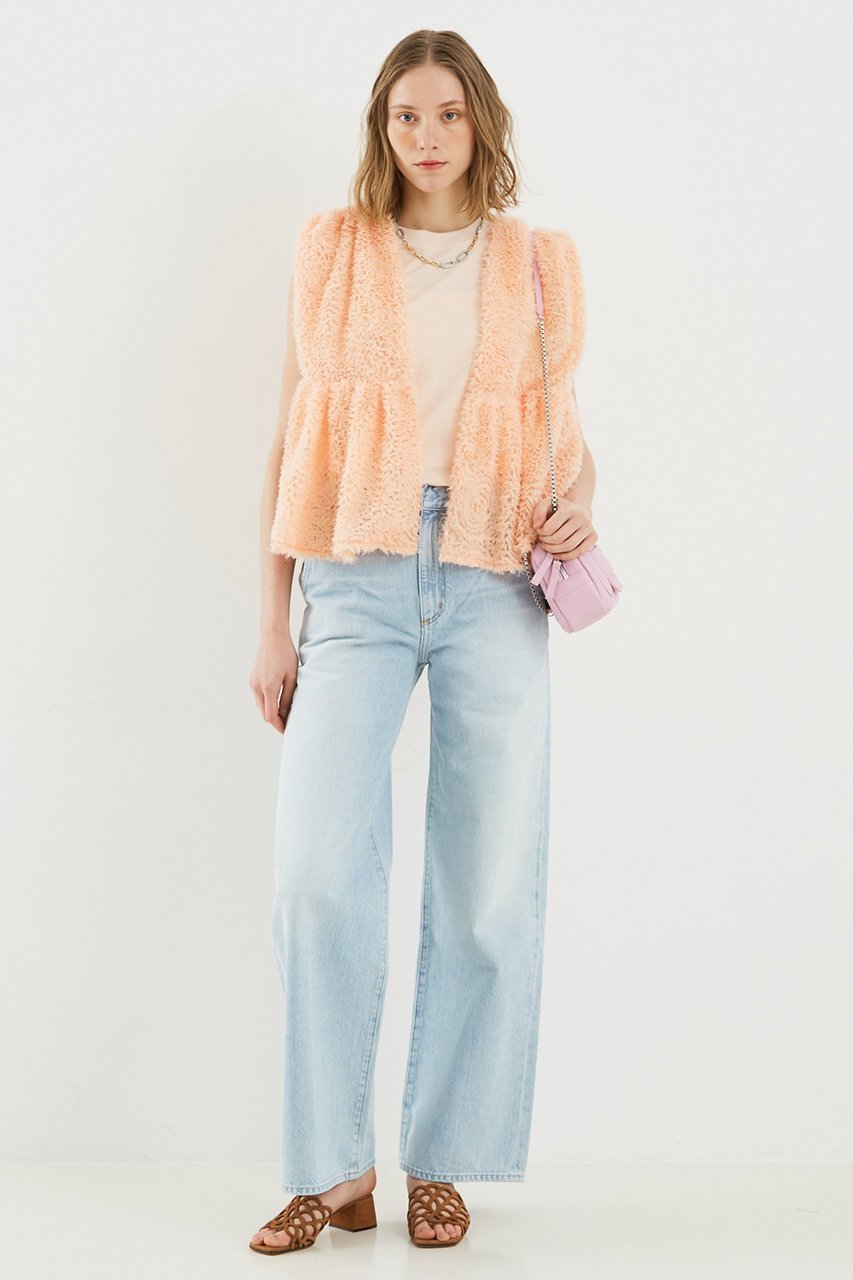 【デザイン ワークス/DESIGN WORKS】のチュールエンブロイダリージレ 人気、トレンドファッション・服の通販 founy(ファニー) 　ファッション　Fashion　レディースファッション　WOMEN　アウター　Coat Outerwear　ジャケット　Jackets　ショート　Short　ジャケット　Jacket　ノースリーブ　No Sleeve　ベスト　Vest　other-7|ID: prp329100004454788 ipo3291000000031324245