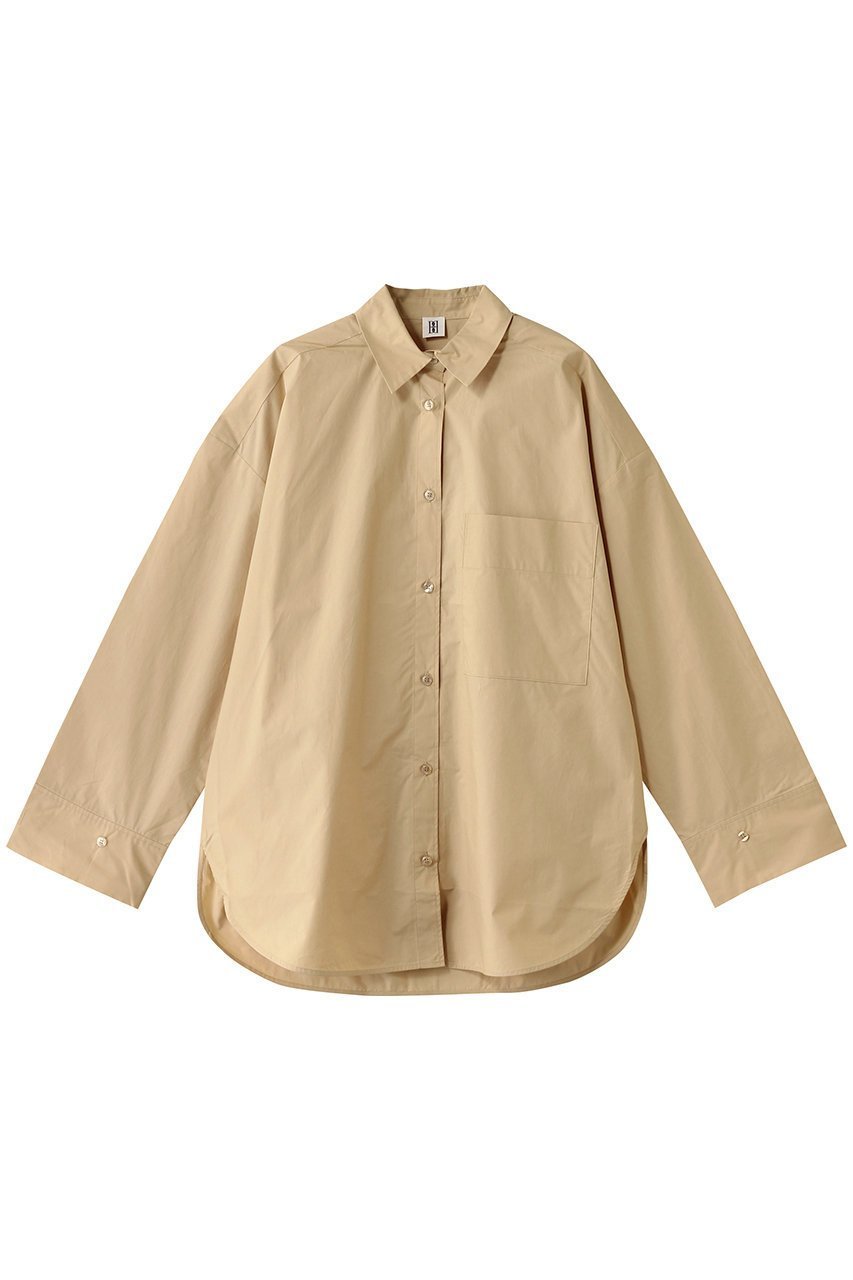 【バイ マレーネ ビルガー/BY MALENE BIRGER】のDERRIS クラッシックシャツ インテリア・キッズ・メンズ・レディースファッション・服の通販 founy(ファニー) 　ファッション　Fashion　レディースファッション　WOMEN　トップス・カットソー　Tops/Tshirt　シャツ/ブラウス　Shirts/Blouses　カフス　Cuffs　クラシック　Classic　シンプル　Simple　スラックス　Slacks　スリット　Slit　スリーブ　Sleeve　デニム　Denim　ボトム　Bottom　ポケット　Pocket　リラックス　Relax　ロング　Long　ワイド　Wide　定番　Standard　ダークサンド|ID: prp329100004456295 ipo3291000000031184025