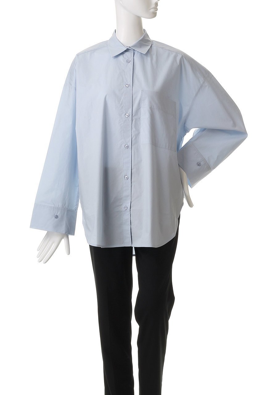 【バイ マレーネ ビルガー/BY MALENE BIRGER】のDERRIS クラッシックシャツ 人気、トレンドファッション・服の通販 founy(ファニー) 　ファッション　Fashion　レディースファッション　WOMEN　トップス・カットソー　Tops/Tshirt　シャツ/ブラウス　Shirts/Blouses　カフス　Cuffs　クラシック　Classic　シンプル　Simple　スラックス　Slacks　スリット　Slit　スリーブ　Sleeve　デニム　Denim　ボトム　Bottom　ポケット　Pocket　リラックス　Relax　ロング　Long　ワイド　Wide　定番　Standard　other-2|ID: prp329100004456295 ipo3291000000031249930