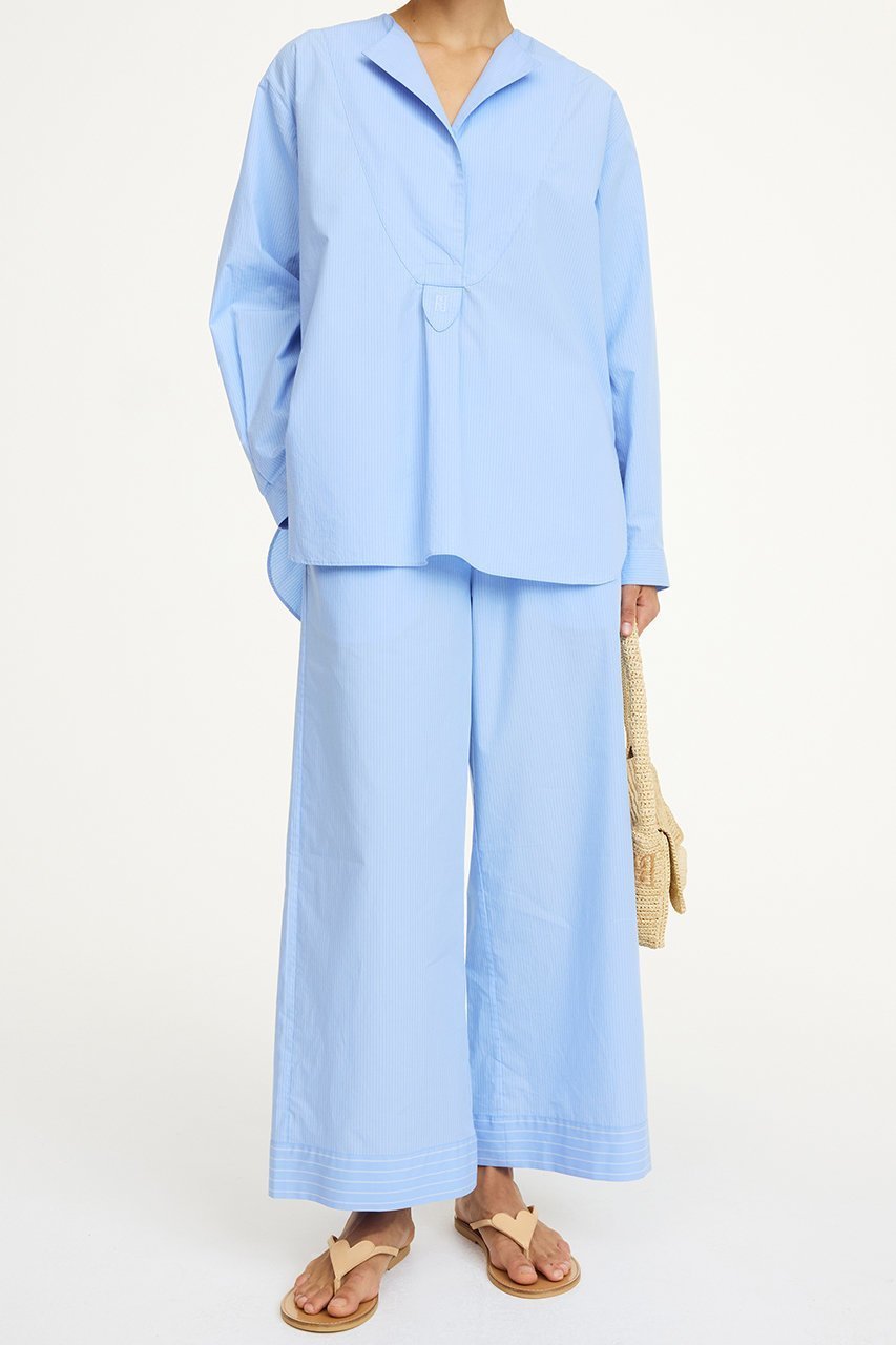 【バイ マレーネ ビルガー/BY MALENE BIRGER】のFAYETTE ロングスリーブシャツ 人気、トレンドファッション・服の通販 founy(ファニー) 　ファッション　Fashion　レディースファッション　WOMEN　トップス・カットソー　Tops/Tshirt　シャツ/ブラウス　Shirts/Blouses　エレガント 上品　Elegant　スリーブ　Sleeve　デニム　Denim　ロング　Long　ワイド　Wide　other-6|ID: prp329100004456297 ipo3291000000031323820