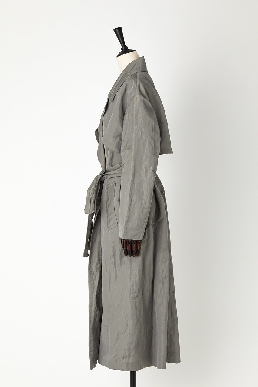 【オーヴィル/EAUVIRE】のロングラップトレンチ 人気、トレンドファッション・服の通販 founy(ファニー) 　ファッション　Fashion　レディースファッション　WOMEN　アウター　Coat Outerwear　コート　Coats　スタイリッシュ　Stylish　タンブラー　Tumbler　メタリック　Metallic　ロング　Long　エレガント 上品　Elegant　軽量　Lightweight　other-2|ID: prp329100004456298 ipo3291000000031249947