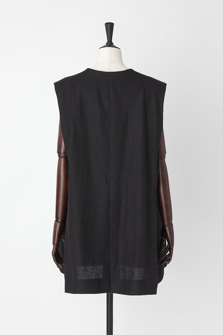 【オーヴィル/EAUVIRE】のノーカラージレ 人気、トレンドファッション・服の通販 founy(ファニー) 　ファッション　Fashion　レディースファッション　WOMEN　アウター　Coat Outerwear　ジャケット　Jackets　サテン　Satin　シルク　Silk　ジャケット　Jacket　スリット　Slit　ベスト　Vest　ヴィンテージ　Vintage　other-5|ID: prp329100004456306 ipo3291000000031323852