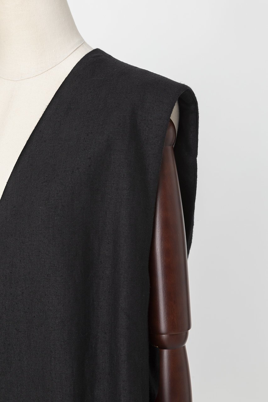 【オーヴィル/EAUVIRE】のノーカラージレ 人気、トレンドファッション・服の通販 founy(ファニー) 　ファッション　Fashion　レディースファッション　WOMEN　アウター　Coat Outerwear　ジャケット　Jackets　サテン　Satin　シルク　Silk　ジャケット　Jacket　スリット　Slit　ベスト　Vest　ヴィンテージ　Vintage　other-7|ID: prp329100004456306 ipo3291000000031323854