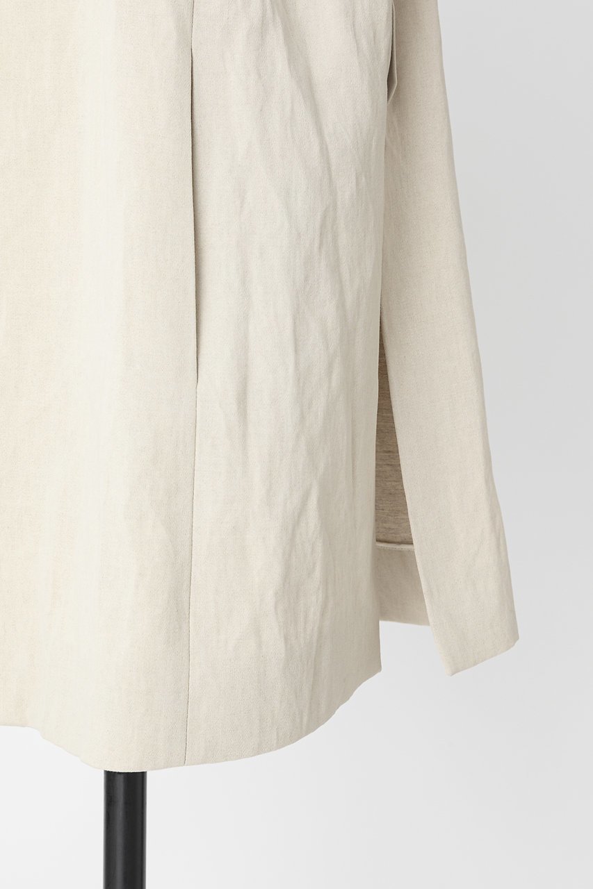 【オーヴィル/EAUVIRE】のノーカラージレ 人気、トレンドファッション・服の通販 founy(ファニー) 　ファッション　Fashion　レディースファッション　WOMEN　アウター　Coat Outerwear　ジャケット　Jackets　サテン　Satin　シルク　Silk　ジャケット　Jacket　スリット　Slit　タンブラー　Tumbler　ベスト　Vest　リネン　Linen　other-8|ID: prp329100004456308 ipo3291000000031323863