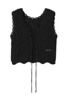 【プランク プロジェクト/PRANK PROJECT】の2WAYレースアップベスト / 2WAY Lace-up Vest BLK(ブラック)|ID: prp329100004456320 ipo3291000000032954530