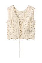 【プランク プロジェクト/PRANK PROJECT】の2WAYレースアップベスト / 2WAY Lace-up Vest WHT(ホワイト)|ID: prp329100004456320 ipo3291000000035923450
