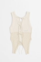 【プランク プロジェクト/PRANK PROJECT】のコイルメッシュコンビニットタンク / Coil Mesh Knit Tank IVR(アイボリー)|ID: prp329100004456322 ipo3291000000031184097