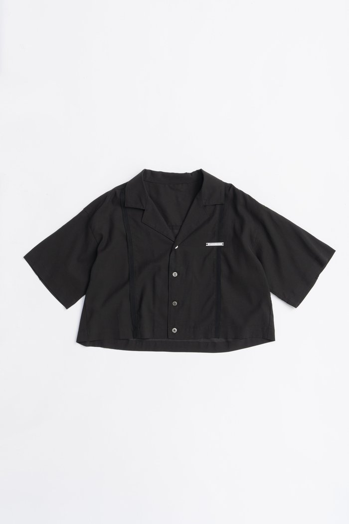 【プランク プロジェクト/PRANK PROJECT】のシアーオープンカラーシャツ / Sheer Open Collar Shirt インテリア・キッズ・メンズ・レディースファッション・服の通販 founy(ファニー) https://founy.com/ ファッション Fashion レディースファッション WOMEN トップス・カットソー Tops/Tshirt シャツ/ブラウス Shirts/Blouses キュプラ Cupra クロップド Cropped シアー Sheer ショート Short スリーブ Sleeve 夏 Summer |ID: prp329100004456325 ipo3291000000031184106