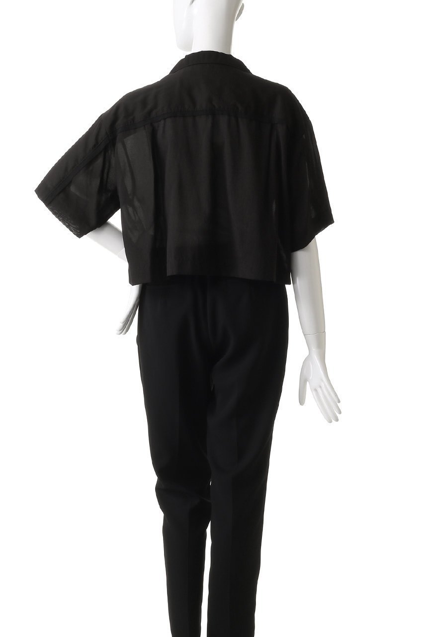 【プランク プロジェクト/PRANK PROJECT】のシアーオープンカラーシャツ / Sheer Open Collar Shirt 人気、トレンドファッション・服の通販 founy(ファニー) ファッション Fashion レディースファッション Fashion for Women トップス・カットソー Cut & Sew Tops シャツ・ブラウス・オフィスカジュアル Elegant Blouses & Button-Ups キュプラ Cupro, Eco Fabric クロップド Cropped, Short Length シアー Sheer, See-Through ショート Short, Short Length スリーブ Sleeve, Long Sleeve / Short Sleeve 夏 Summer other-4|ID: prp329100004456325 ipo3291000000036046226