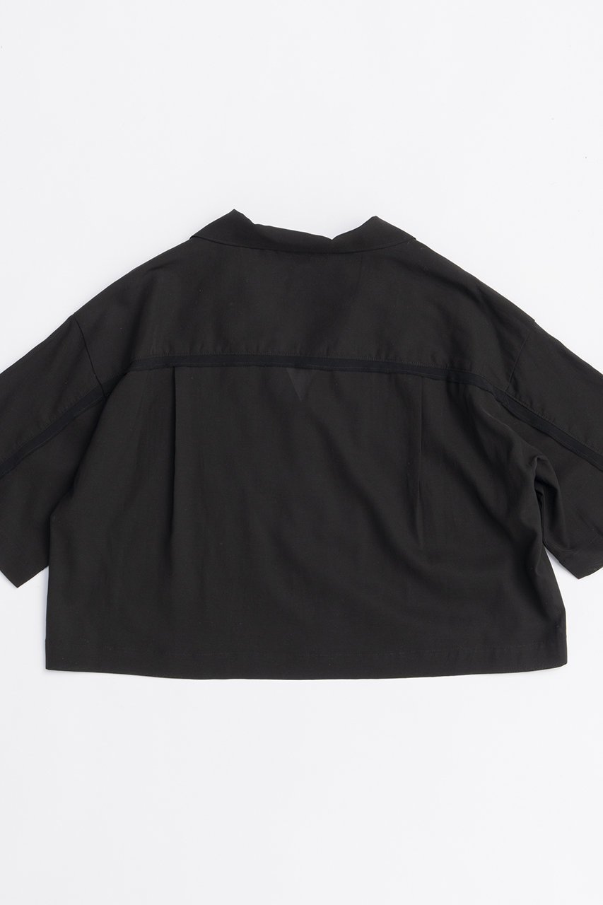【プランク プロジェクト/PRANK PROJECT】のシアーオープンカラーシャツ / Sheer Open Collar Shirt 人気、トレンドファッション・服の通販 founy(ファニー) ファッション Fashion レディースファッション Fashion for Women トップス・カットソー Cut & Sew Tops シャツ・ブラウス・オフィスカジュアル Elegant Blouses & Button-Ups キュプラ Cupro, Eco Fabric クロップド Cropped, Short Length シアー Sheer, See-Through ショート Short, Short Length スリーブ Sleeve, Long Sleeve / Short Sleeve 夏 Summer other-6|ID: prp329100004456325 ipo3291000000036046230