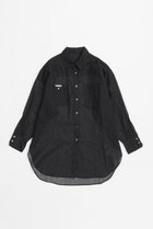 【プランク プロジェクト/PRANK PROJECT】のコットンボイルビッグシャツ / Cotton Voile Big Shirt BLK(ブラック)|ID: prp329100004456326 ipo3291000000031184110
