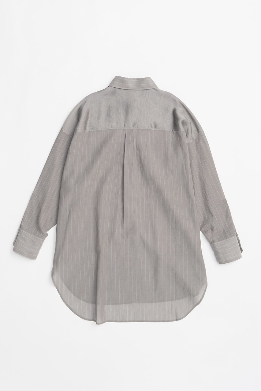 【プランク プロジェクト/PRANK PROJECT】のコットンボイルビッグシャツ / Cotton Voile Big Shirt 人気、トレンドファッション・服の通販 founy(ファニー) 　ファッション　Fashion　レディースファッション　WOMEN　トップス・カットソー　Tops/Tshirt　シャツ/ブラウス　Shirts/Blouses　ショート　Short　シルク　Silk　スリーブ　Sleeve　ビッグ　Big　ヨーク　Yoke　other-5|ID: prp329100004456326 ipo3291000000031323912