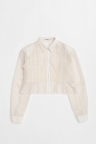 【プランク プロジェクト/PRANK PROJECT】のビスチェレイヤードメッシュシャツ / Bustier Layered Mesh Shirt WHT(ホワイト)|ID: prp329100004456327 ipo3291000000031184115