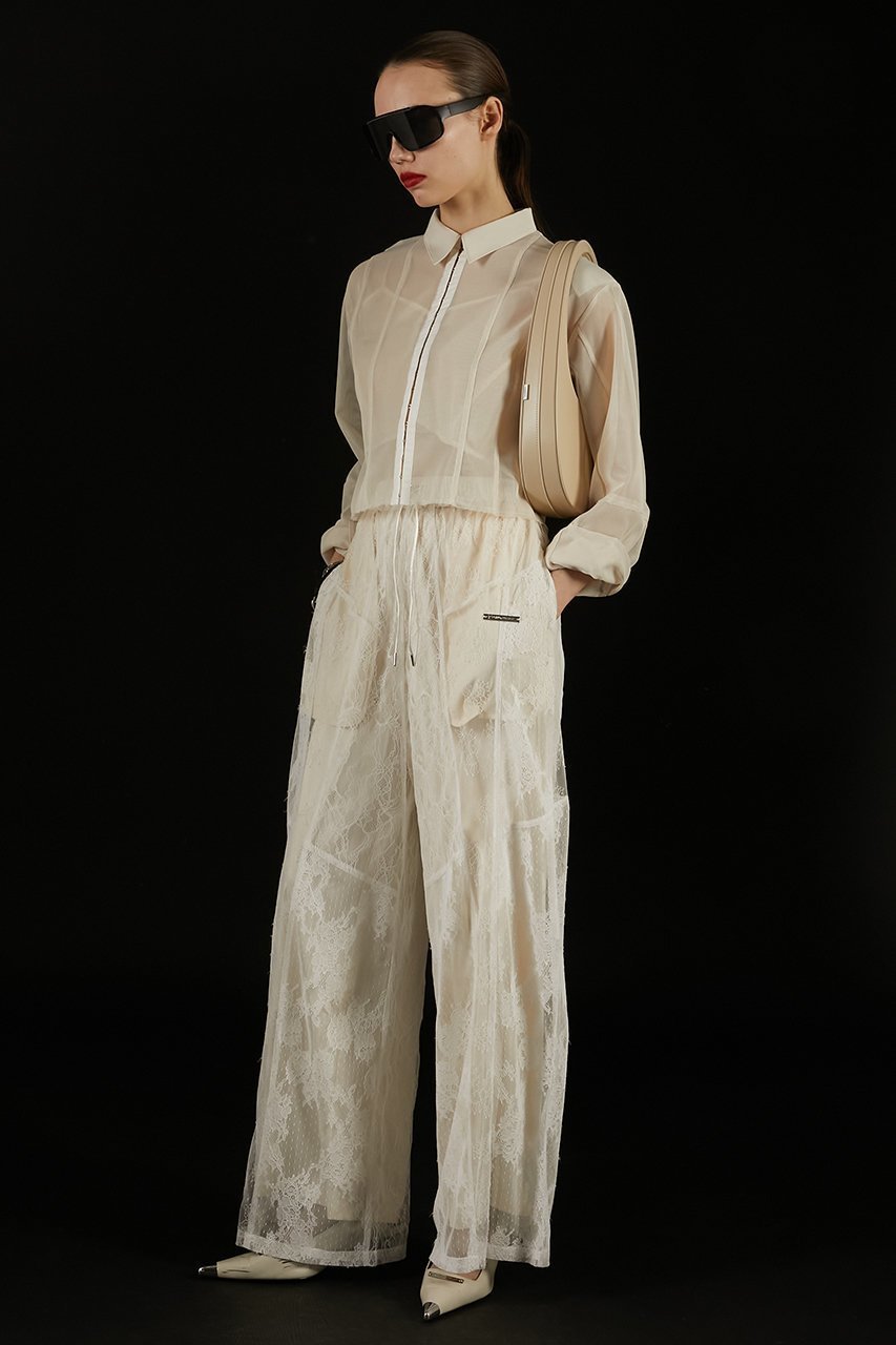 【プランク プロジェクト/PRANK PROJECT】のビスチェレイヤードメッシュシャツ / Bustier Layered Mesh Shirt 人気、トレンドファッション・服の通販 founy(ファニー) 　ファッション　Fashion　レディースファッション　Fashion for Women　トップス・カットソー　Cut & Sew Tops　シャツ・ブラウス・オフィスカジュアル　Elegant Blouses & Button-Ups　ビスチェ　Bustiers & Corset Tops / Layered Bustier Style　オーガンジー　Organza Fabric　シアー　Sheer, See-Through　ショート　Short, Short Length　スリーブ　Sleeve, Long Sleeve / Short Sleeve　ドッキング　Docking, Mixed Material　ビスチェ　Bustier, Corset Top　フロント　Front, Front Design　メッシュ　Mesh, Net Fabric　夏　Summer　other-7|ID: prp329100004456327 ipo3291000000034422165