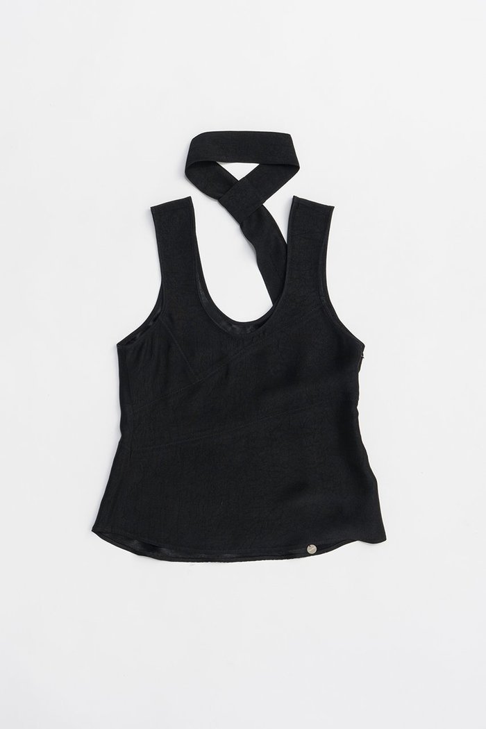 【プランク プロジェクト/PRANK PROJECT】のスカーフサテンタンク / Scarf Satin Tank インテリア・キッズ・メンズ・レディースファッション・服の通販 founy(ファニー) https://founy.com/ ファッション Fashion レディースファッション WOMEN トップス・カットソー Tops/Tshirt キャミソール / ノースリーブ No Sleeves シャツ/ブラウス Shirts/Blouses ロング / Tシャツ T-Shirts カットソー Cut and Sewn おすすめ Recommend キャミソール Camisole サテン Satin スカーフ Scarf セットアップ Set Up タンク Tank ツイル Twill デニム Denim 再入荷 Restock/Back In Stock/Re Arrival |ID: prp329100004456330 ipo3291000000031184122