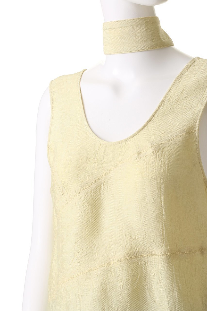 【プランク プロジェクト/PRANK PROJECT】のスカーフサテンタンク / Scarf Satin Tank 人気、トレンドファッション・服の通販 founy(ファニー) 　ファッション　Fashion　レディースファッション　Fashion for Women　トップス・カットソー　Cut & Sew Tops　キャミソール&ノースリーブ　Camisoles & Sleeveless Tops　シャツ・ブラウス・オフィスカジュアル　Elegant Blouses & Button-Ups　ロングTシャツ・Tシャツ　Longline T-Shirts & Tees　カットソー・ベーシックTシャツ　Cut-and-Sewn Tops / Stretch Tees & Basics　おすすめ　Recommended / Our Picks　キャミソール　Camisole, Spaghetti Strap Top　サテン　Satin, Glossy Fabric　スカーフ　Scarf, Neckwear　セットアップ　Set-Up, Coordinated Outfit　タンク　Tank Top, Sleeveless Top　ツイル　Twist, Twisted Detail　デニム　Denim, Jeans Material　other-5|ID: prp329100004456330 ipo3291000000034421054