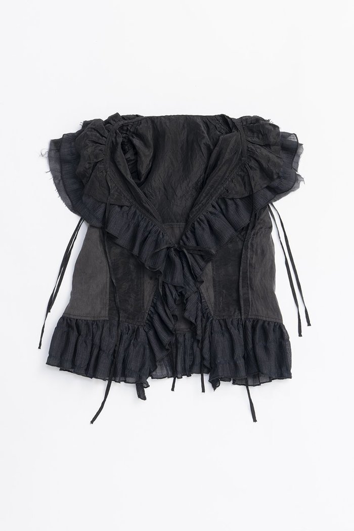 【プランク プロジェクト/PRANK PROJECT】のラッフルフリルブラウス / Ruffle Blouse インテリア・キッズ・メンズ・レディースファッション・服の通販 founy(ファニー) https://founy.com/ ファッション Fashion レディースファッション WOMEN トップス・カットソー Tops/Tshirt シャツ/ブラウス Shirts/Blouses おすすめ Recommend インナー Inner シアー Sheer ショート Short ジャケット Jacket スラックス Slacks スリーブ Sleeve デニム Denim フリル Frills ボトム Bottom ミックス Mix ロマンティック Romantic 羽織 Haori |ID: prp329100004456332 ipo3291000000031184129