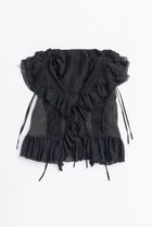 【プランク プロジェクト/PRANK PROJECT】のラッフルフリルブラウス / Ruffle Blouse BLK(ブラック)|ID: prp329100004456332 ipo3291000000031184130