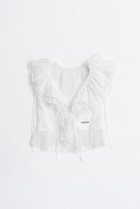 【プランク プロジェクト/PRANK PROJECT】のラッフルフリルブラウス / Ruffle Blouse WHT(ホワイト)|ID: prp329100004456332 ipo3291000000031184131