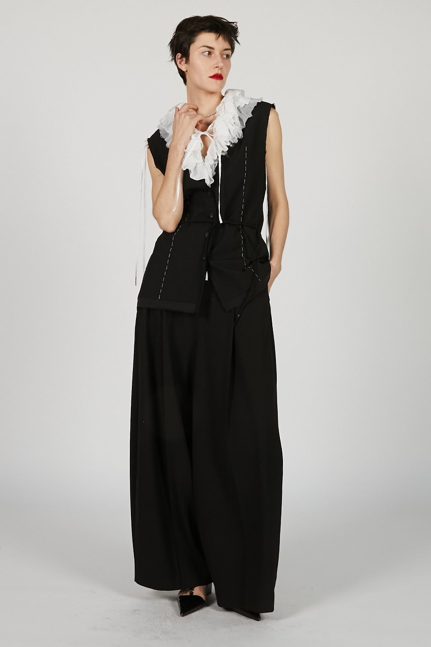 【プランク プロジェクト/PRANK PROJECT】のラッフルフリルブラウス / Ruffle Blouse 人気、トレンドファッション・服の通販 founy(ファニー) 　ファッション　Fashion　レディースファッション　WOMEN　トップス・カットソー　Tops/Tshirt　シャツ/ブラウス　Shirts/Blouses　おすすめ　Recommend　インナー　Inner　シアー　Sheer　ショート　Short　ジャケット　Jacket　スラックス　Slacks　スリーブ　Sleeve　デニム　Denim　フリル　Frills　ボトム　Bottom　ミックス　Mix　ロマンティック　Romantic　羽織　Haori　other-3|ID: prp329100004456332 ipo3291000000031250147