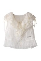 【プランク プロジェクト/PRANK PROJECT】のラッフルフリルブラウス / Ruffle Blouse WHT(ホワイト)|ID: prp329100004456332 ipo3291000000036395334