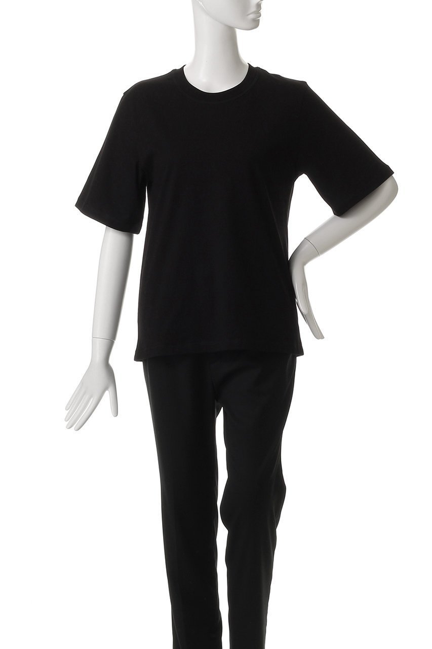 【バイ マレーネ ビルガー/BY MALENE BIRGER】のHEDIL ショートスリーブカットソー 人気、トレンドファッション・服の通販 founy(ファニー) 　ファッション　Fashion　レディースファッション　Fashion for Women　トップス・カットソー　Cut & Sew Tops　シャツ・ブラウス・オフィスカジュアル　Elegant Blouses & Button-Ups　ロングTシャツ・Tシャツ　Longline T-Shirts & Tees　カットソー・ベーシックTシャツ　Cut-and-Sewn Tops / Stretch Tees & Basics　インナー　Innerwear　カーディガン　Cardigan, Knitwear　クール　Cool, Chic　ショート　Short, Short Length　シンプル　Simple, Minimal　ジャケット　Jacket, Outerwear　スラックス　Slacks, Dress Pants　スリーブ　Sleeve, Long Sleeve / Short Sleeve　デニム　Denim, Jeans Material　バランス　Balance, Style Balance　other-2|ID: prp329100004456336 ipo3291000000032858547