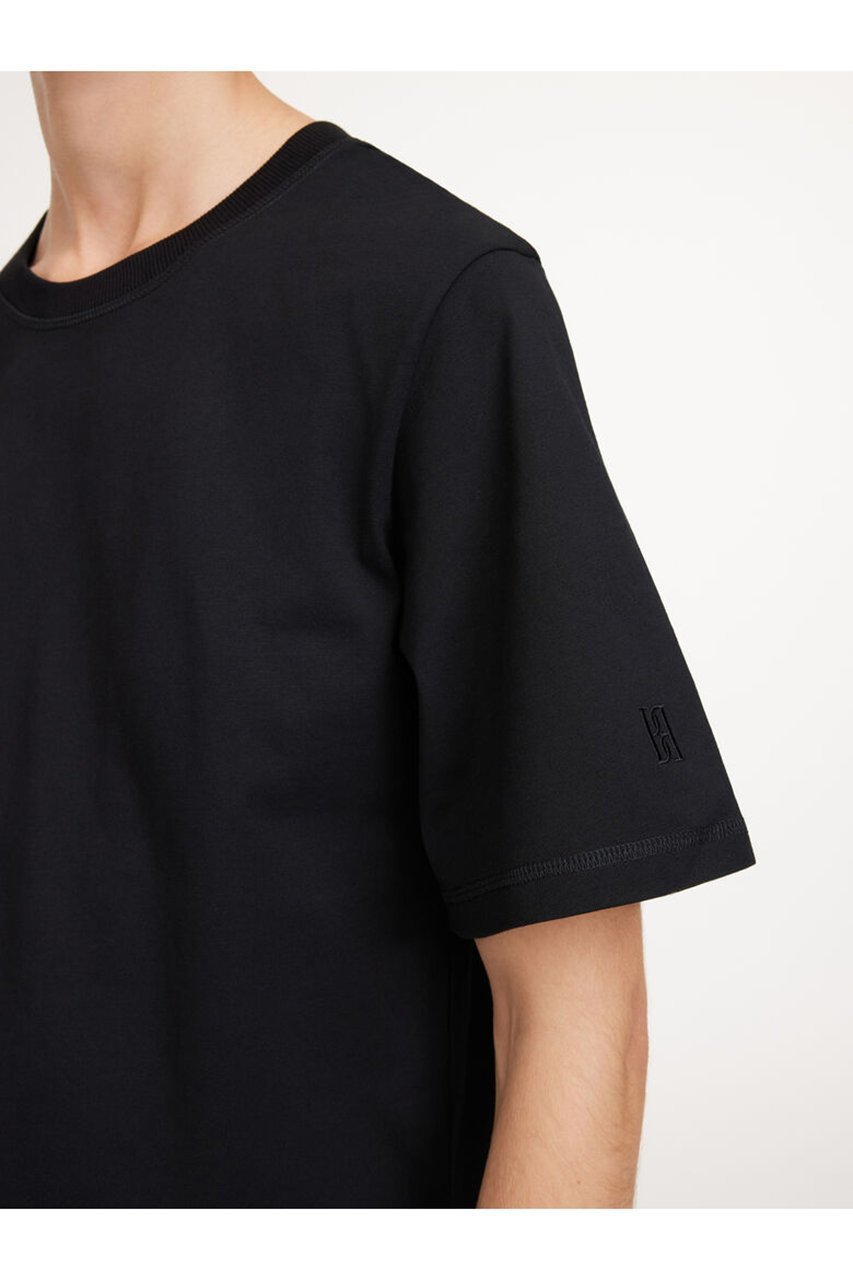 【バイ マレーネ ビルガー/BY MALENE BIRGER】のHEDIL ショートスリーブカットソー 人気、トレンドファッション・服の通販 founy(ファニー) 　ファッション　Fashion　レディースファッション　Fashion for Women　トップス・カットソー　Cut & Sew Tops　シャツ・ブラウス・オフィスカジュアル　Elegant Blouses & Button-Ups　ロングTシャツ・Tシャツ　Longline T-Shirts & Tees　カットソー・ベーシックTシャツ　Cut-and-Sewn Tops / Stretch Tees & Basics　インナー　Innerwear　カーディガン　Cardigan, Knitwear　クール　Cool, Chic　ショート　Short, Short Length　シンプル　Simple, Minimal　ジャケット　Jacket, Outerwear　スラックス　Slacks, Dress Pants　スリーブ　Sleeve, Long Sleeve / Short Sleeve　デニム　Denim, Jeans Material　バランス　Balance, Style Balance　other-6|ID: prp329100004456336 ipo3291000000032858565