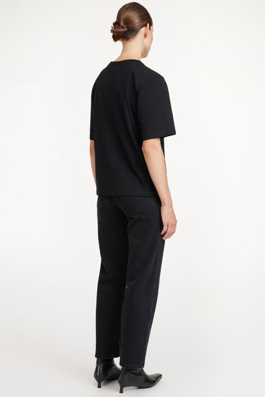 【バイ マレーネ ビルガー/BY MALENE BIRGER】のHEDIL ショートスリーブカットソー 人気、トレンドファッション・服の通販 founy(ファニー) 　ファッション　Fashion　レディースファッション　Fashion for Women　トップス・カットソー　Cut & Sew Tops　シャツ・ブラウス・オフィスカジュアル　Elegant Blouses & Button-Ups　ロングTシャツ・Tシャツ　Longline T-Shirts & Tees　カットソー・ベーシックTシャツ　Cut-and-Sewn Tops / Stretch Tees & Basics　インナー　Innerwear　カーディガン　Cardigan, Knitwear　クール　Cool, Chic　ショート　Short, Short Length　シンプル　Simple, Minimal　ジャケット　Jacket, Outerwear　スラックス　Slacks, Dress Pants　スリーブ　Sleeve, Long Sleeve / Short Sleeve　デニム　Denim, Jeans Material　バランス　Balance, Style Balance　other-8|ID: prp329100004456336 ipo3291000000032858574