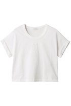 【バイ マレーネ ビルガー/BY MALENE BIRGER】のHEDALIA クロップ丈カットソー ホワイト|ID:prp329100004456337