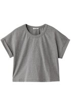 【バイ マレーネ ビルガー/BY MALENE BIRGER】のHEDALIA クロップ丈カットソー グレーメランジ|ID:prp329100004456337