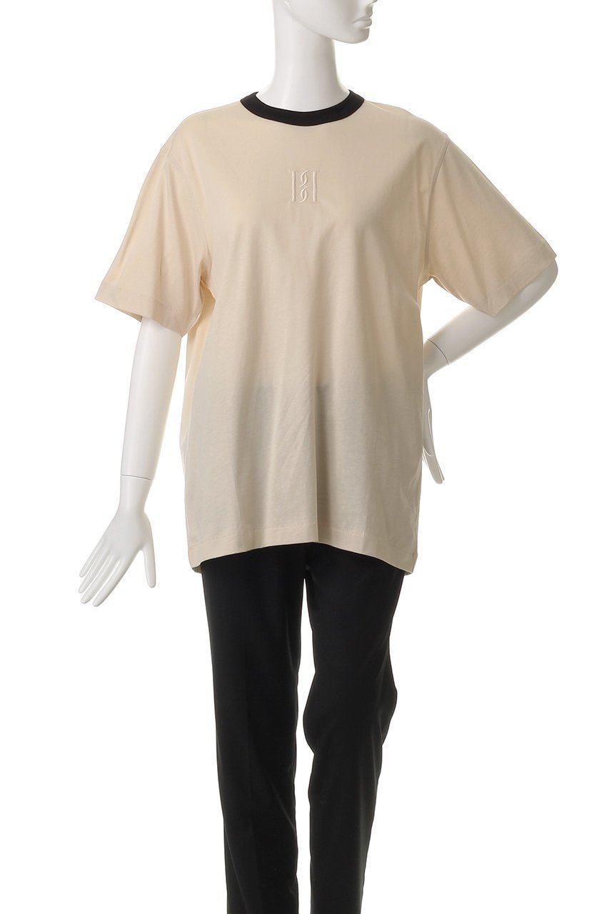 【バイ マレーネ ビルガー/BY MALENE BIRGER】のFAYEH. 刺しゅうロゴショートスリーブTシャツ 人気、トレンドファッション・服の通販 founy(ファニー) 　ファッション　Fashion　レディースファッション　WOMEN　トップス・カットソー　Tops/Tshirt　シャツ/ブラウス　Shirts/Blouses　ロング / Tシャツ　T-Shirts　カットソー　Cut and Sewn　インナー　Inner　カットソー　Cut And Sew　ショート　Short　シンプル　Simple　ジャケット　Jacket　スラックス　Slacks　スリーブ　Sleeve　デニム　Denim　エレガント 上品　Elegant　other-2|ID: prp329100004456338 ipo3291000000031250178