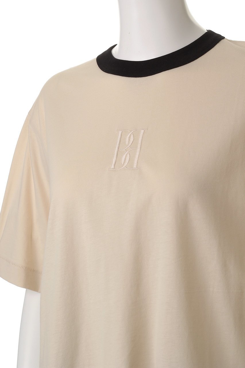【バイ マレーネ ビルガー/BY MALENE BIRGER】のFAYEH. 刺しゅうロゴショートスリーブTシャツ 人気、トレンドファッション・服の通販 founy(ファニー) 　ファッション　Fashion　レディースファッション　WOMEN　トップス・カットソー　Tops/Tshirt　シャツ/ブラウス　Shirts/Blouses　ロング / Tシャツ　T-Shirts　カットソー　Cut and Sewn　インナー　Inner　カットソー　Cut And Sew　ショート　Short　シンプル　Simple　ジャケット　Jacket　スラックス　Slacks　スリーブ　Sleeve　デニム　Denim　エレガント 上品　Elegant　other-5|ID: prp329100004456338 ipo3291000000031323955