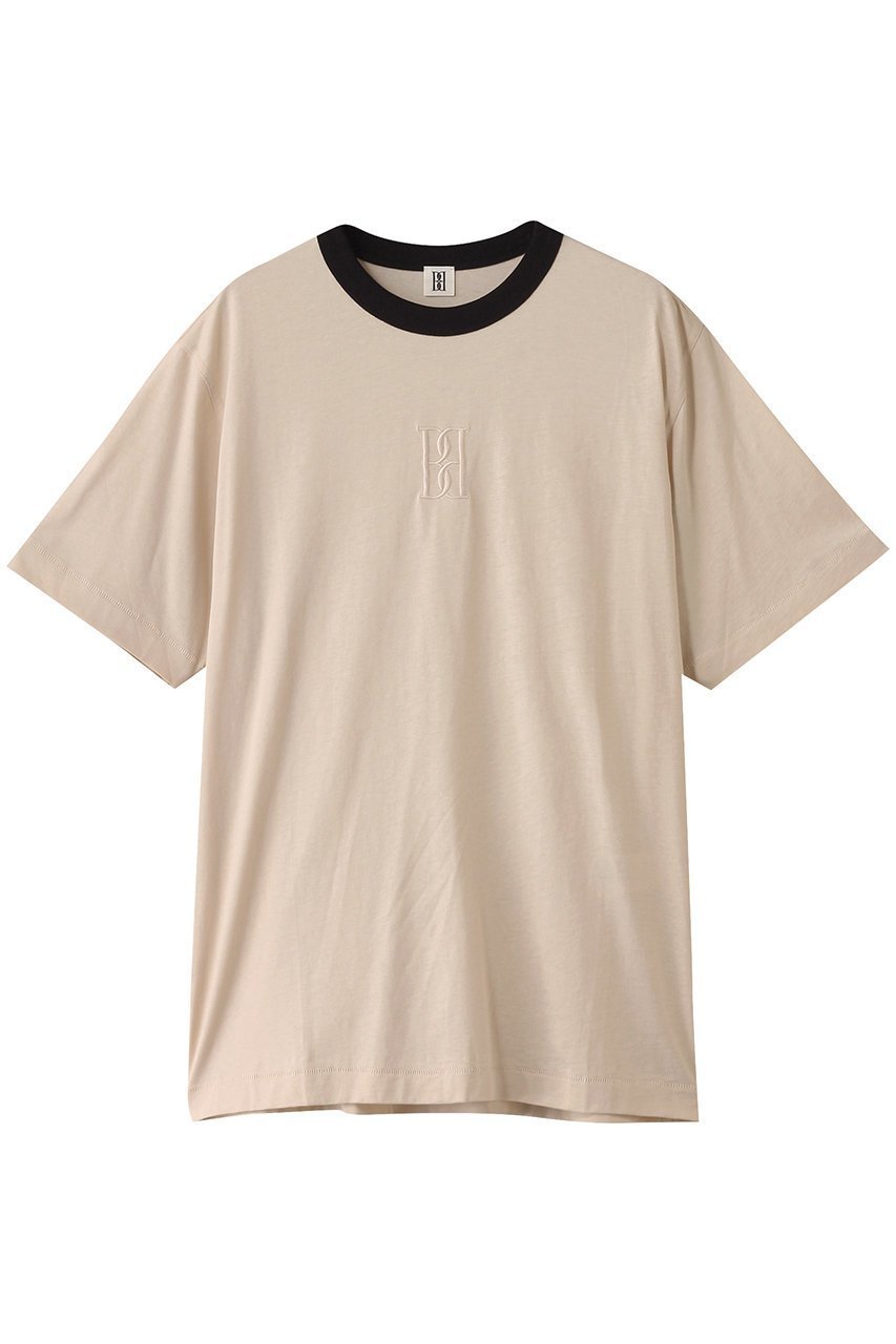 【バイ マレーネ ビルガー/BY MALENE BIRGER】のFAYEH. 刺しゅうロゴショートスリーブTシャツ 人気、トレンドファッション・服の通販 founy(ファニー) 　ファッション　Fashion　レディースファッション　Fashion for Women　トップス・カットソー　Cut & Sew Tops　シャツ・ブラウス・オフィスカジュアル　Elegant Blouses & Button-Ups　ロングTシャツ・Tシャツ　Longline T-Shirts & Tees　カットソー・ベーシックTシャツ　Cut-and-Sewn Tops / Stretch Tees & Basics　インナー　Innerwear　カットソー　Cut and Sewn Top　ショート　Short, Short Length　シンプル　Simple, Minimal　ジャケット　Jacket, Outerwear　スラックス　Slacks, Dress Pants　スリーブ　Sleeve, Long Sleeve / Short Sleeve　デニム　Denim, Jeans Material　エレガント 上品　Elegant　 other-1|ID: prp329100004456338 ipo3291000000032858639