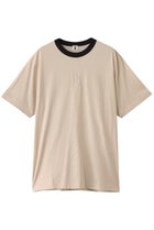 【バイ マレーネ ビルガー/BY MALENE BIRGER】のFAYEH. 刺しゅうロゴショートスリーブTシャツ オイスターグレー|ID:prp329100004456338