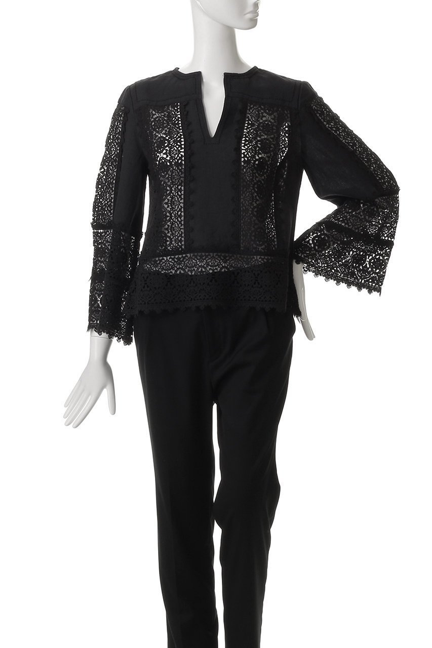 【バイ マレーネ ビルガー/BY MALENE BIRGER】のDONNA ロングスリーブブラウス 人気、トレンドファッション・服の通販 founy(ファニー) 　ファッション　Fashion　レディースファッション　WOMEN　トップス・カットソー　Tops/Tshirt　シャツ/ブラウス　Shirts/Blouses　コンパクト　Compact　ショート　Short　スリーブ　Sleeve　レース　Race　ロング　Long　other-2|ID: prp329100004456341 ipo3291000000031250197
