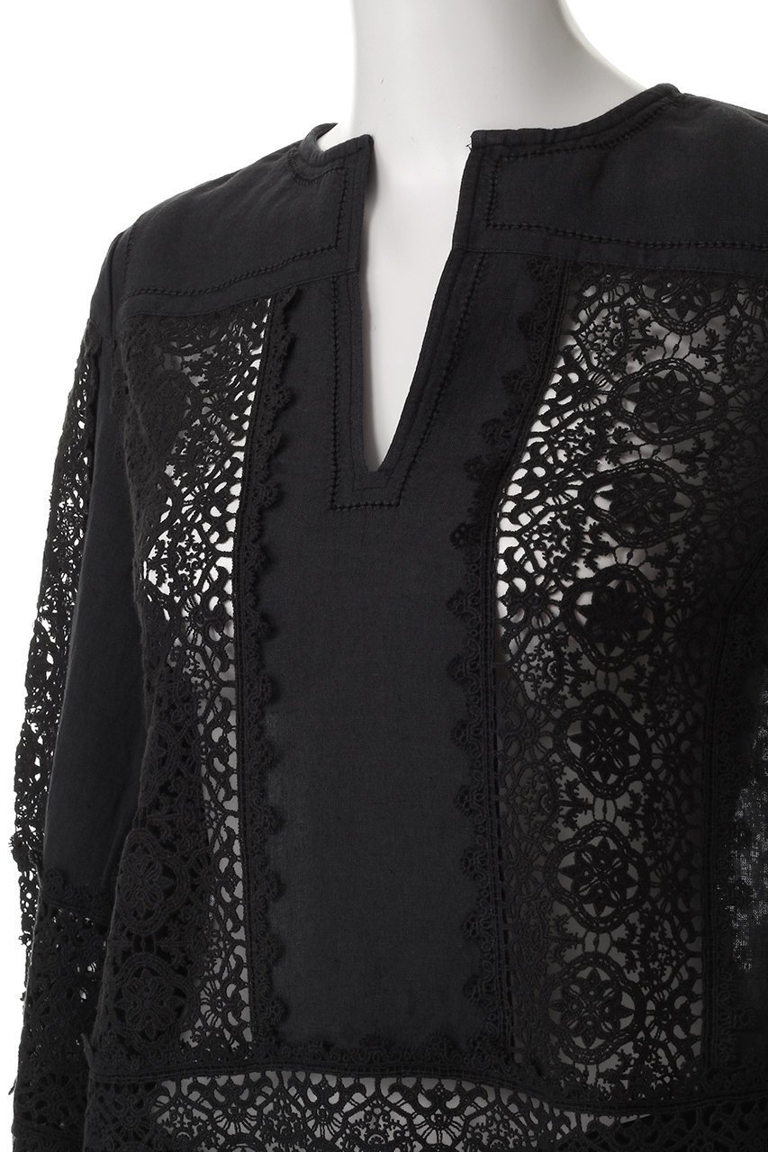 【バイ マレーネ ビルガー/BY MALENE BIRGER】のDONNA ロングスリーブブラウス 人気、トレンドファッション・服の通販 founy(ファニー) 　ファッション　Fashion　レディースファッション　WOMEN　トップス・カットソー　Tops/Tshirt　シャツ/ブラウス　Shirts/Blouses　コンパクト　Compact　ショート　Short　スリーブ　Sleeve　レース　Race　ロング　Long　other-5|ID: prp329100004456341 ipo3291000000031323964