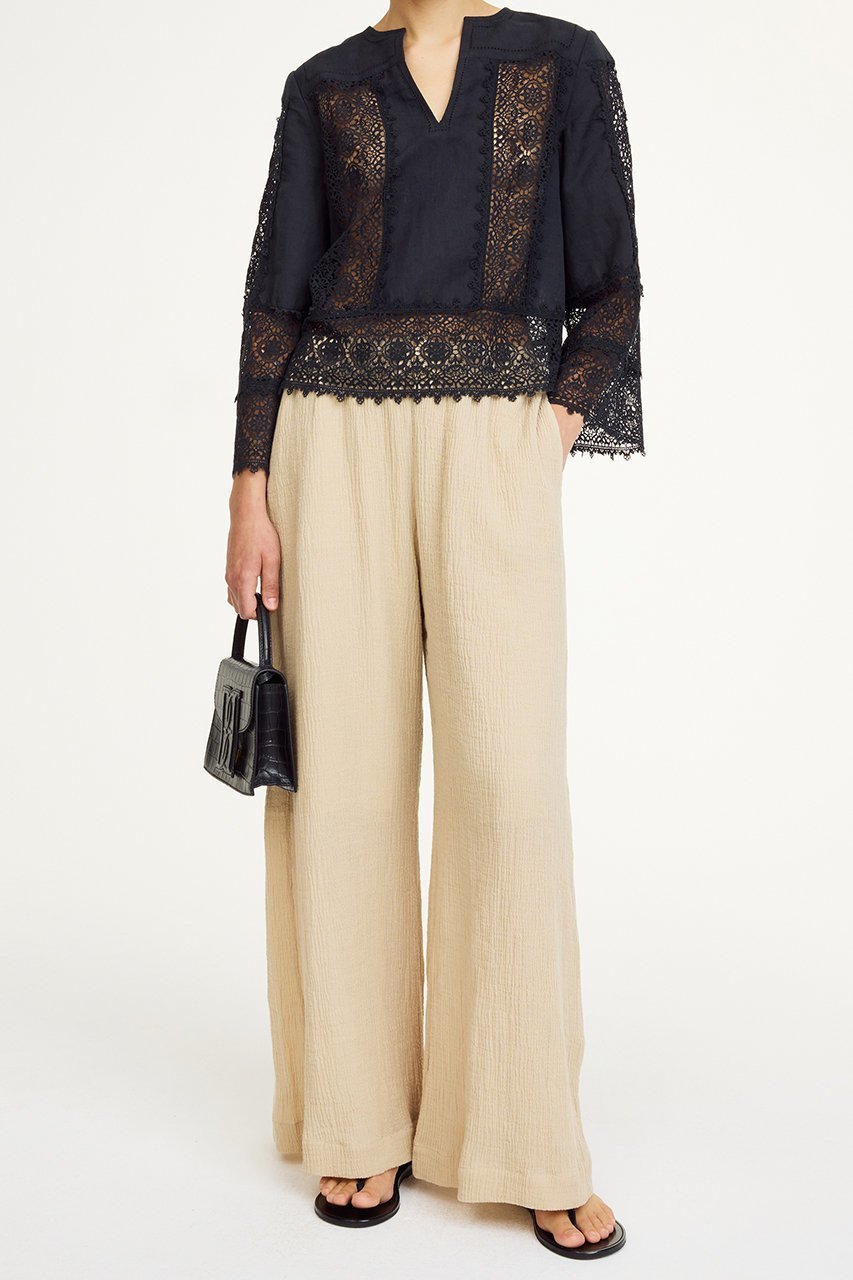 【バイ マレーネ ビルガー/BY MALENE BIRGER】のDONNA ロングスリーブブラウス 人気、トレンドファッション・服の通販 founy(ファニー) 　ファッション　Fashion　レディースファッション　WOMEN　トップス・カットソー　Tops/Tshirt　シャツ/ブラウス　Shirts/Blouses　コンパクト　Compact　ショート　Short　スリーブ　Sleeve　レース　Race　ロング　Long　other-6|ID: prp329100004456341 ipo3291000000031323965