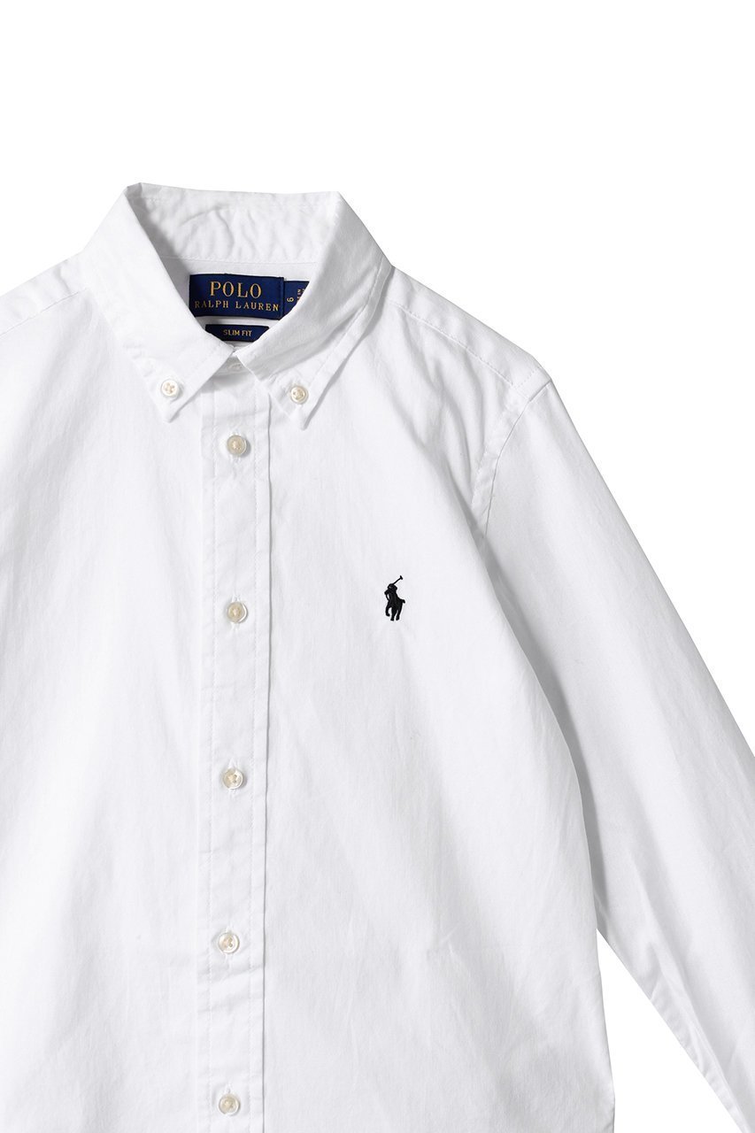【ラルフローレン/RALPH LAUREN / KIDS】の【KIDS】【POLO RALPH LAUREN】スリム フィット コットン オックスフォード シャツ 人気、トレンドファッション・服の通販 founy(ファニー) 　ファッション　Fashion　キッズファッション　Fashion for Kids　トップス・カットソー　Cut & Sew Tops　クラシック　Classic, Timeless Style　スリム　Slim, Slim Fit　ダウン　Down, Puffer　フィット　Fit, Slim Fit　フォーマル　Formal, Dressy　エレガント 上品　Elegant　other-3|ID: prp329100004456353 ipo3291000000032843017