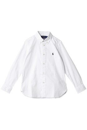 【ラルフローレン/RALPH LAUREN / KIDS】の【KIDS】【POLO RALPH LAUREN】スリム フィット コットン オックスフォード シャツ ホワイト 7 人気、トレンドファッション・服の通販 founy(ファニー) ファッション Fashion キッズファッション Fashion for Kids トップス・カットソー Cut & Sew Tops クラシック Classic, Timeless Style スリム Slim, Slim Fit ダウン Down, Puffer フィット Fit, Slim Fit フォーマル Formal, Dressy エレガント 上品 Elegant |ID:prp329100004456353
