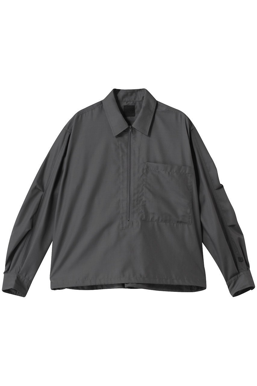 【ダイワ ピアサーティナイン/DAIWA PIER39】のW s TECH HALF ZIP SHIRT L/S インテリア・キッズ・メンズ・レディースファッション・服の通販 founy(ファニー) ファッション Fashion レディースファッション Fashion for Women トップス・カットソー Cut & Sew Tops シャツ・ブラウス・オフィスカジュアル Elegant Blouses & Button-Ups スポーツウェア Functional & Stylish Sportswear スポーツ トップス Athletic Tops / Workout Tops / Training Shirts アウトドア Outdoor Clothing スポーツ Sports, Activewear ツイル Twist, Twisted Detail フロント Front, Front Design プリーツ Pleats, Pleated ミリタリー Military, Army Style チャコール|ID: prp329100004456358 ipo3291000000034953625