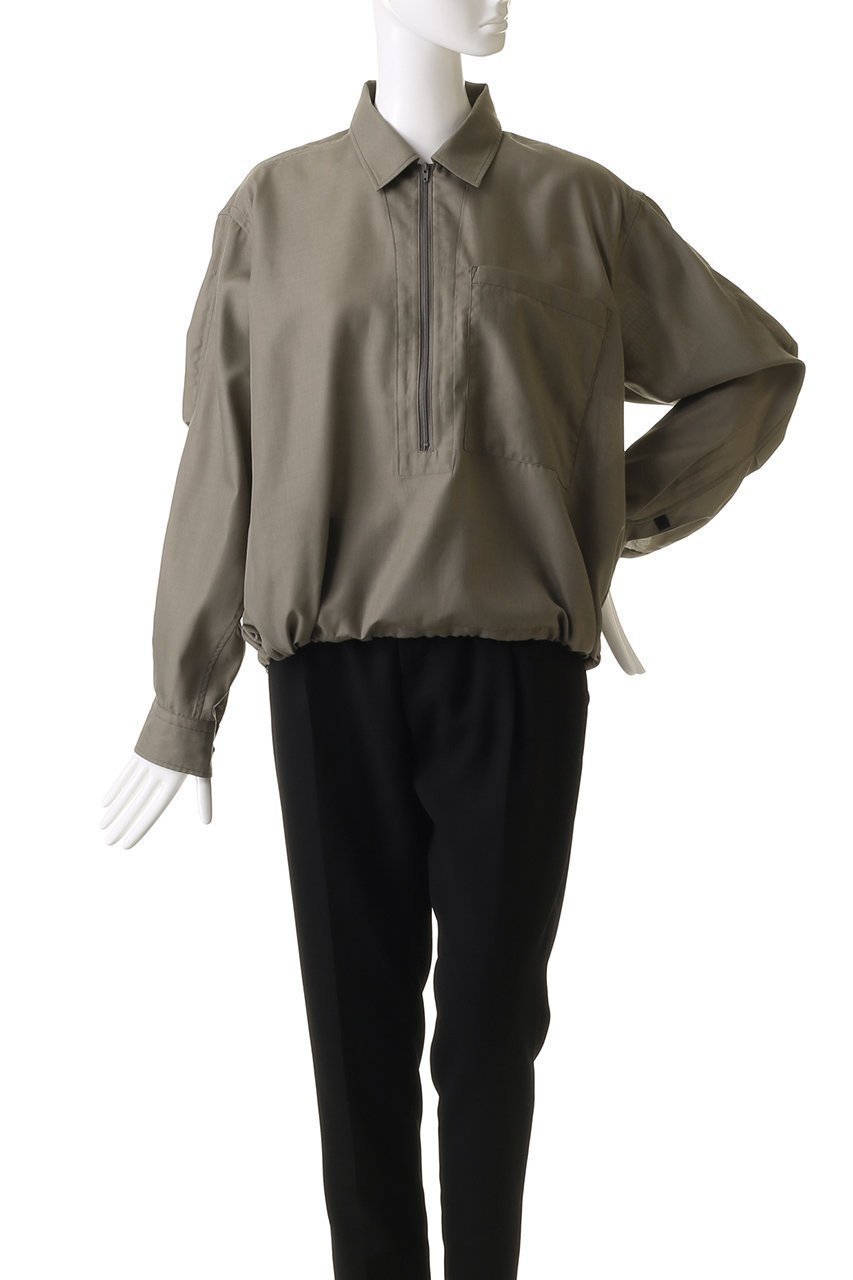 【ダイワ ピアサーティナイン/DAIWA PIER39】のW s TECH HALF ZIP SHIRT L/S 人気、トレンドファッション・服の通販 founy(ファニー) 　ファッション　Fashion　レディースファッション　Fashion for Women　トップス・カットソー　Cut & Sew Tops　シャツ・ブラウス・オフィスカジュアル　Elegant Blouses & Button-Ups　スポーツウェア　Functional & Stylish Sportswear　スポーツ トップス　Athletic Tops / Workout Tops / Training Shirts　アウトドア　Outdoor Clothing　スポーツ　Sports, Activewear　ツイル　Twist, Twisted Detail　フロント　Front, Front Design　プリーツ　Pleats, Pleated　ミリタリー　Military, Army Style　other-7|ID: prp329100004456358 ipo3291000000035486453