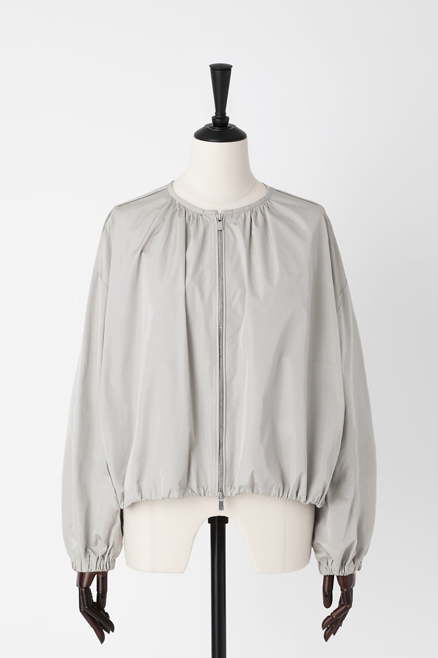 【オーヴィル/EAUVIRE】のライトウエイトブルゾン 人気、トレンドファッション・服の通販 founy(ファニー) 　ファッション　Fashion　レディースファッション　Fashion for Women　アウター　Coat / Outerwear Collection　レディースジャケット・軽アウター　Jackets　ブルゾンジャケット・スポーティアウター　Blouson Jackets　ギャザー　Gathered, Ruffled　コクーン　Cocoon, Cocoon Silhouette　ショート　Short, Short Length　シルク　Silk, 100% Silk　ジャケット　Jacket, Outerwear　ストレッチ　Stretch, Stretchy Fabric　タフタ　Taffeta, Structured Fabric　パイピング　Piping, Trim Design　ブルゾン　Blouson, Bomber Jacket　エレガント 上品　Elegant　定番　Standard, Basic Item　 other-1|ID: prp329100004456364 ipo3291000000032954867